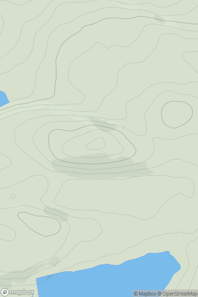 Thumbnail image for Bowden Hill [Firth of Forth to the River Tweed] showing contour plot for surrounding peak
